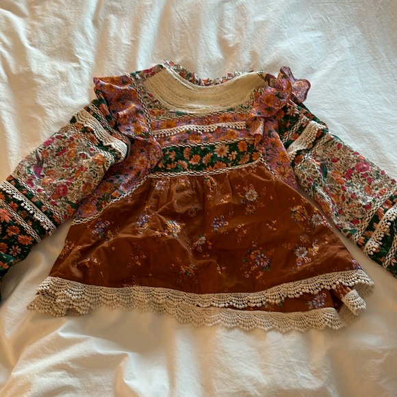 Farm Rio ruffle patterned top - Picture 1 of 5